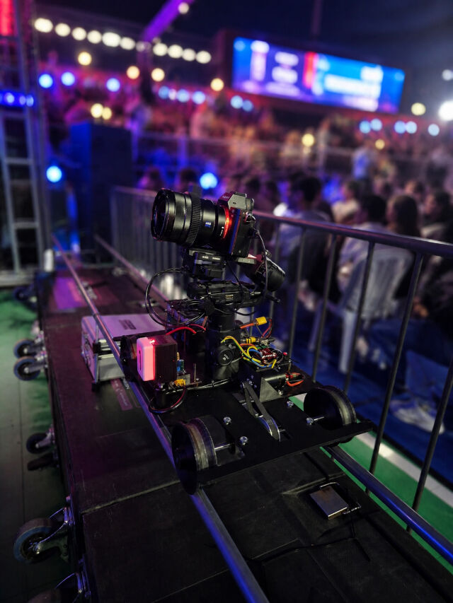 Omnis Dolly Cam em evento ao vivo